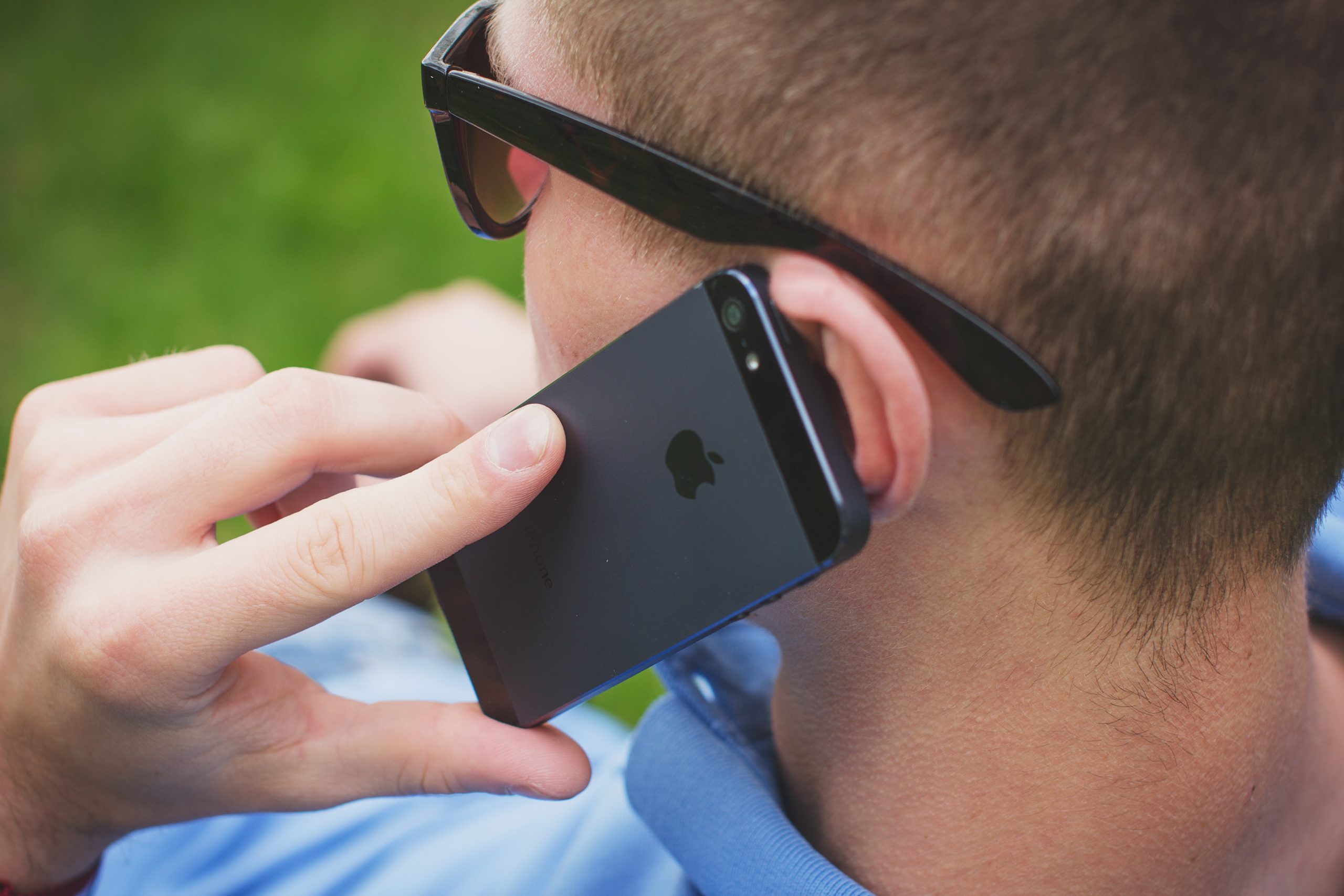 talking on the phone